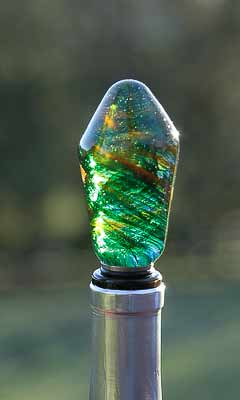 Art Glass wine stopper elegant style